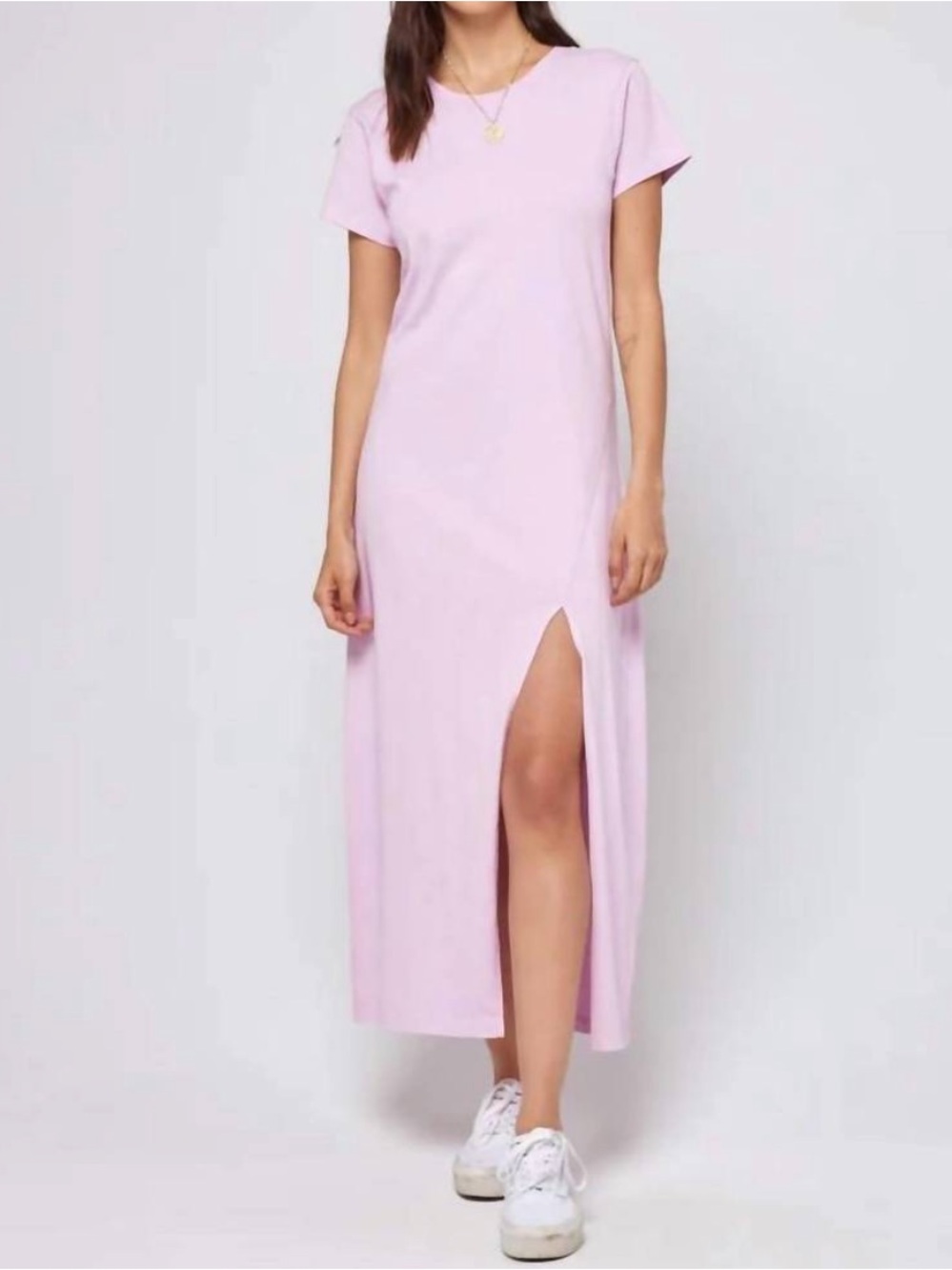 L*SPACE Bonnie Maxi T-Shirt dress in lily size XL